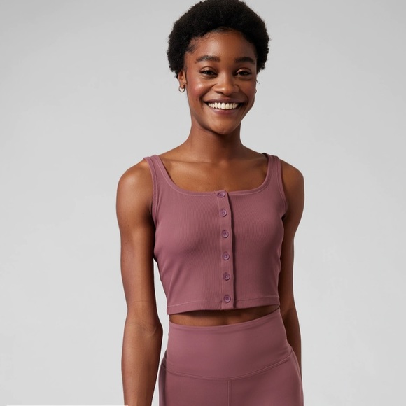 Athleta Tops Athleta Half Moon Crop Tank Poshmark